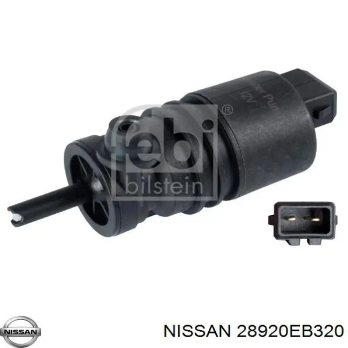 Bomba de motor de fluido para lavador de vidro dianteiro Nissan/Infiniti 28920EB320 preço, a partir de 36,16 USD