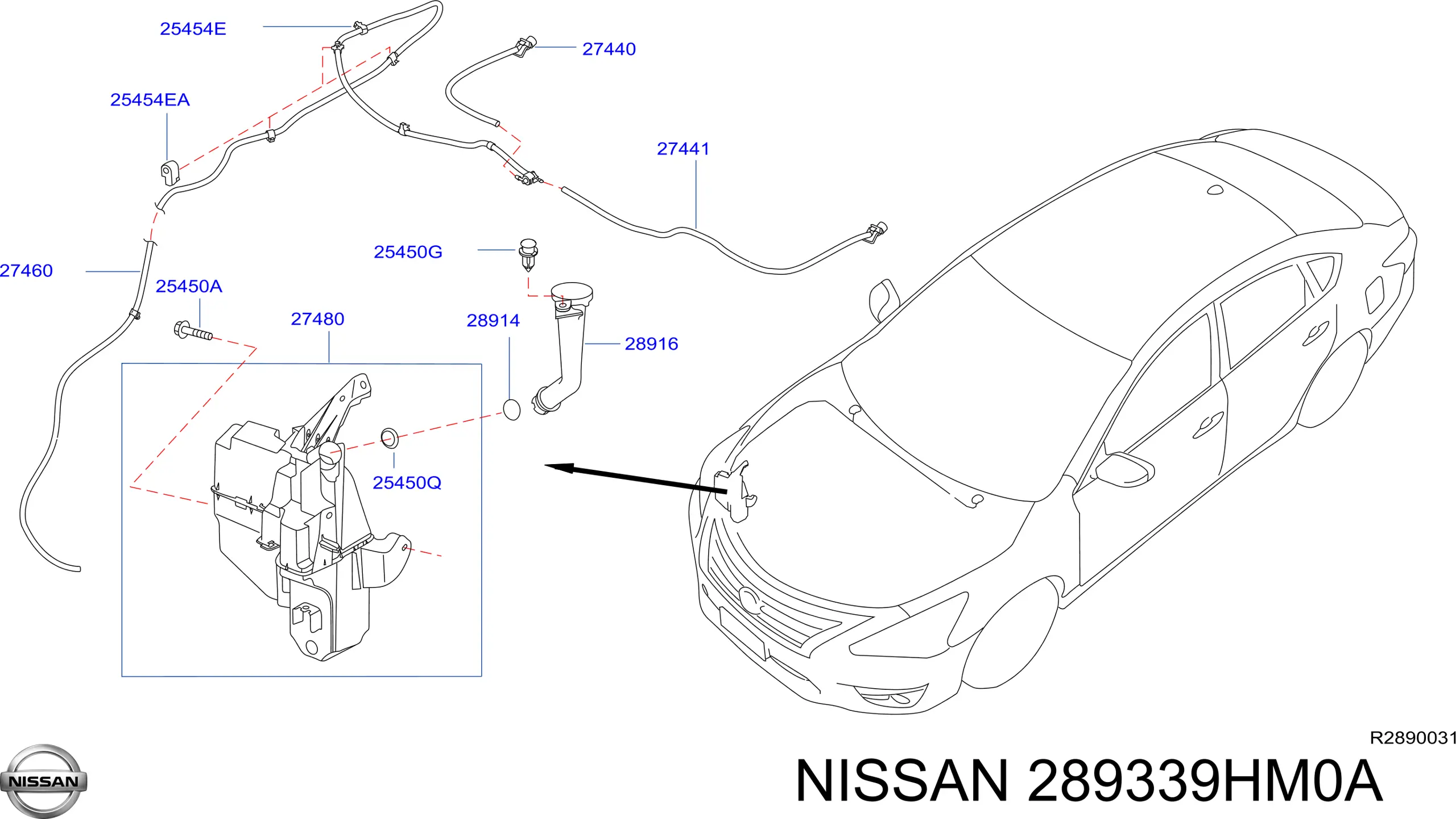 Compre 289339HM0A Nissan/Infiniti 