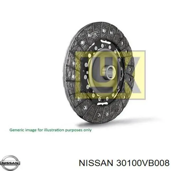 Disco de embraiagem Nissan/Infiniti 30100VB008 preço, a partir de 111,41 USD
