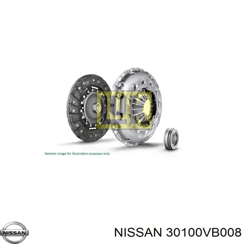Compre 30100VB008 Nissan/Infiniti Disco de embraiagem