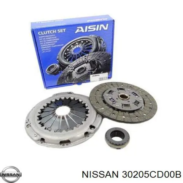 30205CD021 Nissan/Infiniti Kit de embraiagem (3 peças)