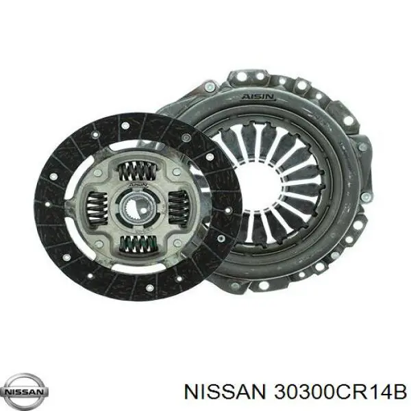 Compre 30300CR14B Nissan/Infiniti Kit de embraiagem (3 peças)