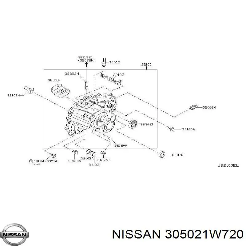 Compre 305021W720 Nissan/Infiniti Rolamento de liberação de embraiagem