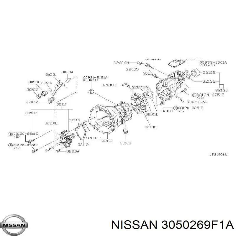 Rolamento de liberação de embraiagem Nissan/Infiniti 3050269F1A preço, a partir de 33,82 USD