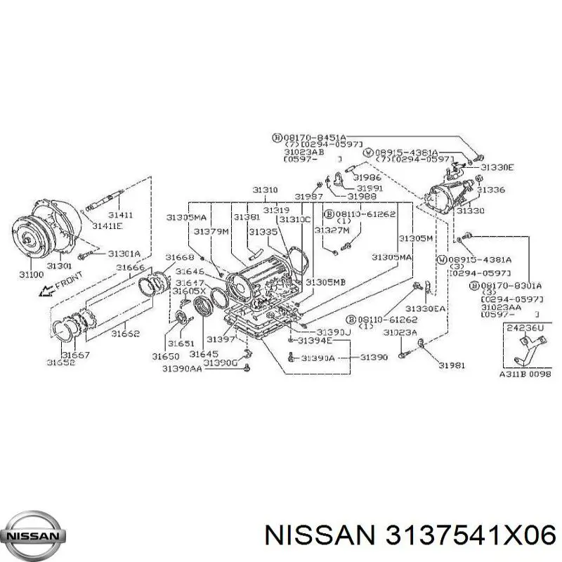 3137541X06 Nissan/Infiniti 