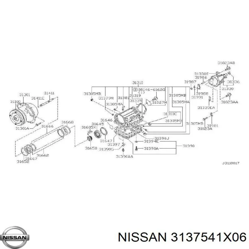  Nissan/Infiniti 3137541X06