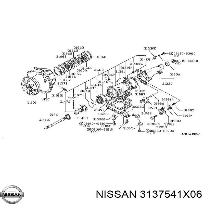  3137541X06 Nissan/Infiniti