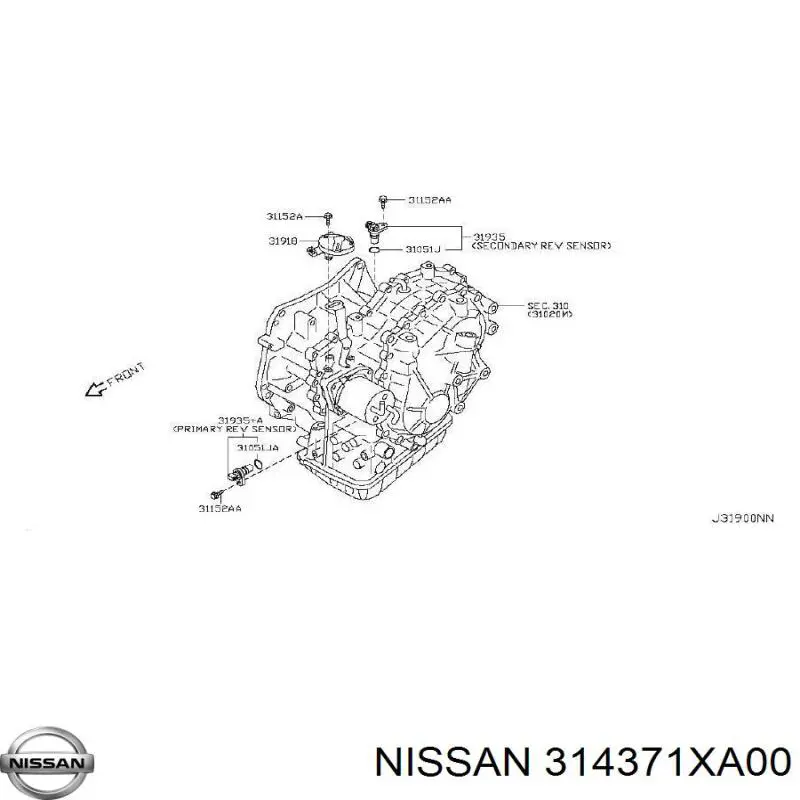 Compre 314371XA00 Nissan/Infiniti 