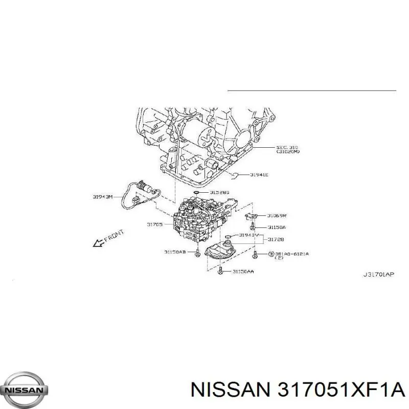Unidade de válvulas da Caixa Automática de Mudança Renault (RVI) 317051XF1A preço, a partir de 1320,14 USD