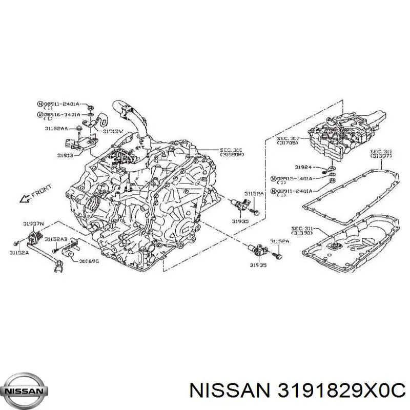Sensor de posição de seletor da Caixa Automática de Mudança Nissan/Infiniti 3191829X0C preço, a partir de 90,71 USD