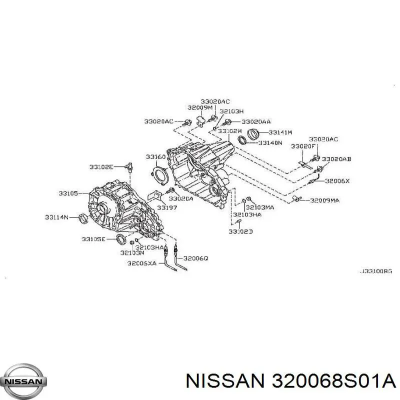 Sensor da caixa de transferência de ativação de acionamento completo Nissan/Infiniti 320068S01A preço, a partir de 77,65 USD