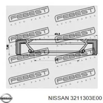 Vedação da Caixa Automática de Mudança (de árvore de saída/primária) Nissan/Infiniti 3211303E00 preço, a partir de 4,16 USD
