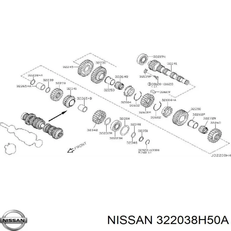 322038H50A Nissan/Infiniti 
