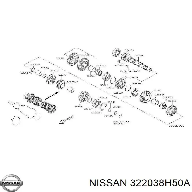  Nissan/Infiniti 322038H50A preço, a partir de 101,69 USD