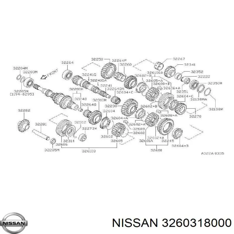 3260318000 Nissan/Infiniti 