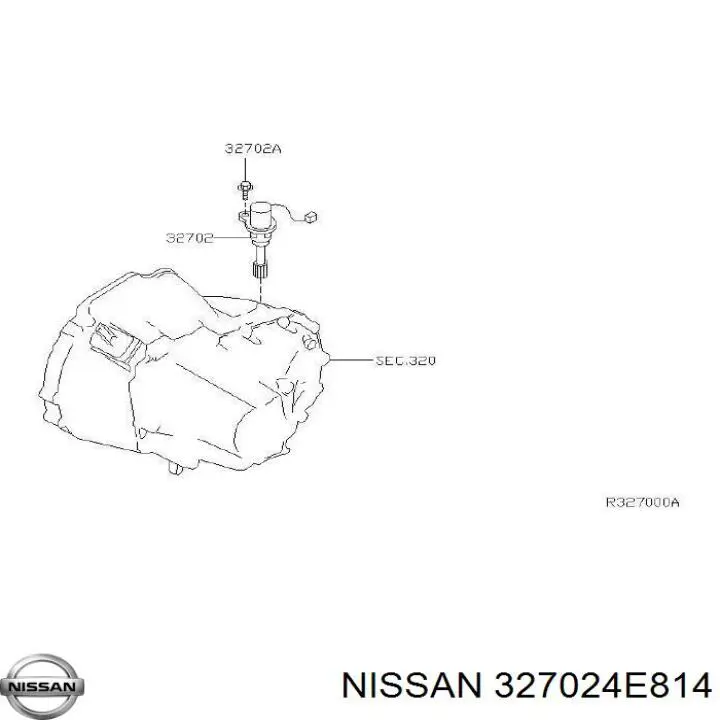 Sensor de velocidade Nissan/Infiniti 327024E814 preço, a partir de 60,69 USD