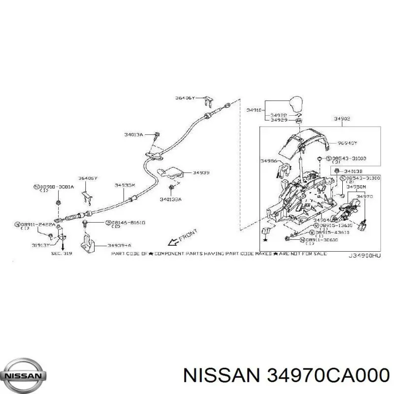  Nissan/Infiniti 34970CA000 preço, a partir de 227,39 USD