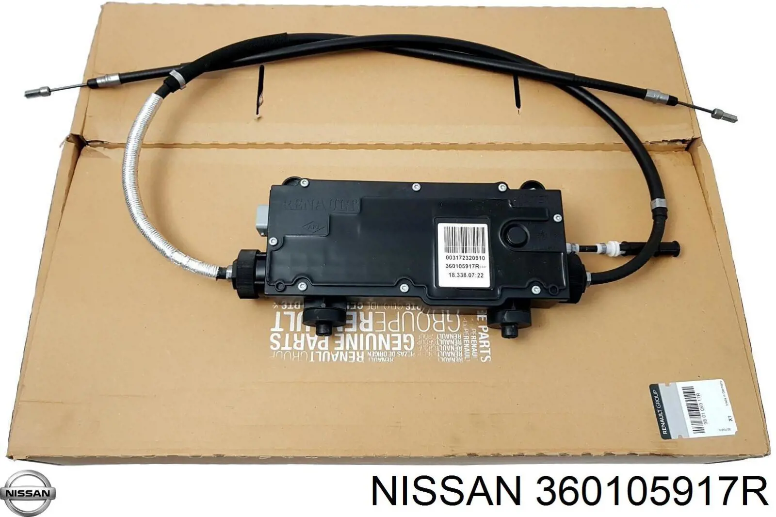 Unidade de controlo (módulo) do freio de estacionamento eletromecânico 360105917R Nissan/Infiniti