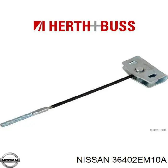36402EM10A Nissan/Infiniti Cabo do freio de estacionamento dianteiro