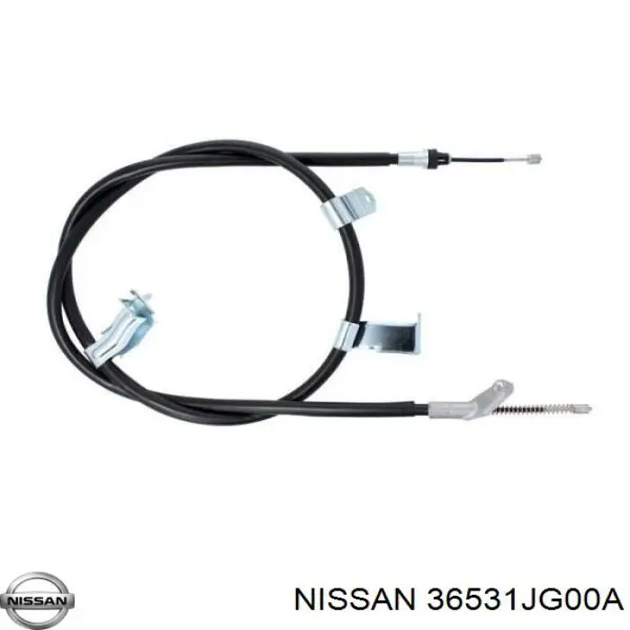 36531JG00A Nissan/Infiniti Cabo do freio de estacionamento traseiro esquerdo