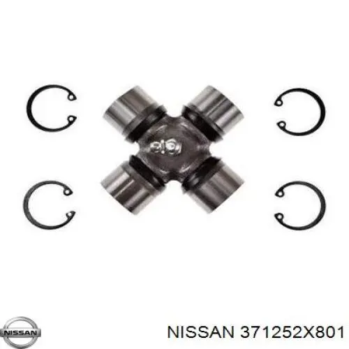 Compre 371252X801 Nissan/Infiniti Cruzeta da junta universal dianteira
