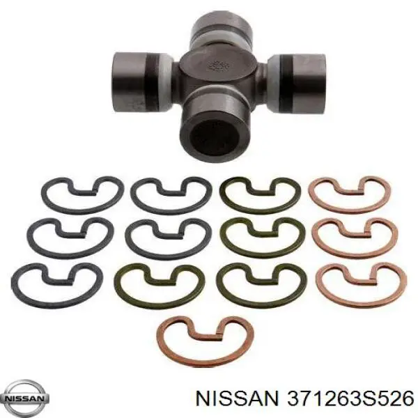 371263S526 Nissan/Infiniti Cruzeta da junta universal traseira