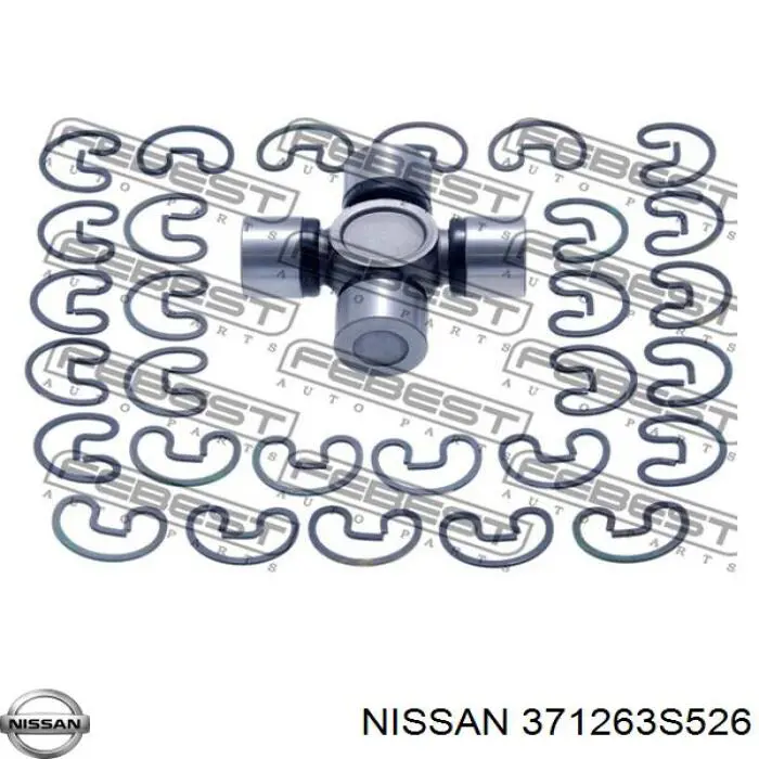 Cruzeta da junta universal traseira 371263S526 Nissan/Infiniti