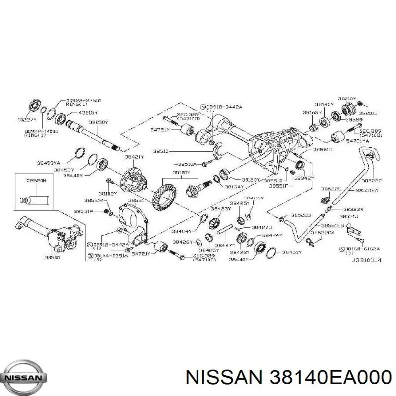 38140EA000 Nissan/Infiniti 