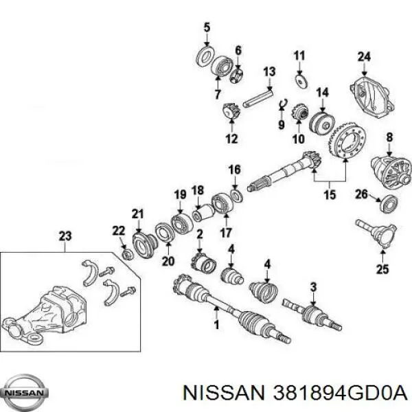381894GD0A Nissan/Infiniti 