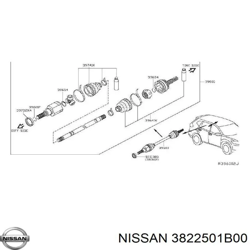3822501B00 Nissan/Infiniti 