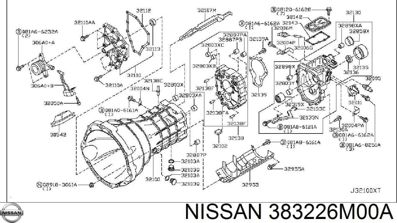  Nissan/Infiniti 383226M00A preço, a partir de 11,56 USD