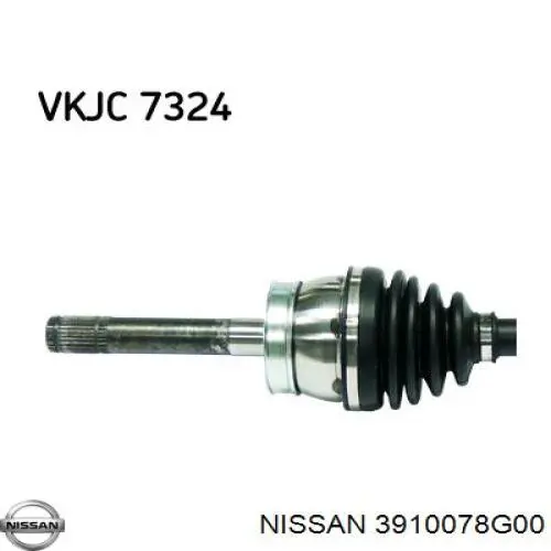 Compre 3910078G00 Nissan/Infiniti Junta homocinética externa dianteira