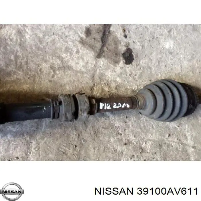 39100AV611 Nissan/Infiniti Semieixo (acionador) dianteiro direito