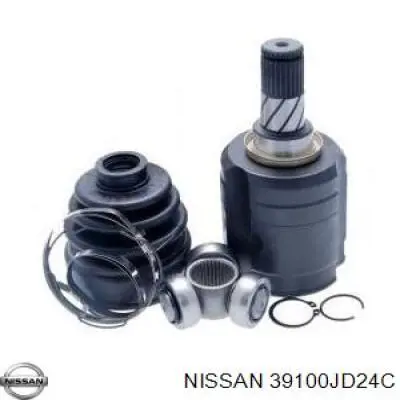 39100JD24C Nissan/Infiniti Semieixo (acionador) dianteiro direito