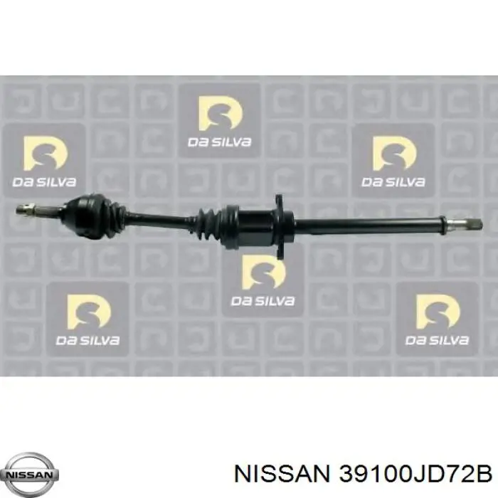39100JD72B Nissan/Infiniti Semieixo (acionador) dianteiro direito