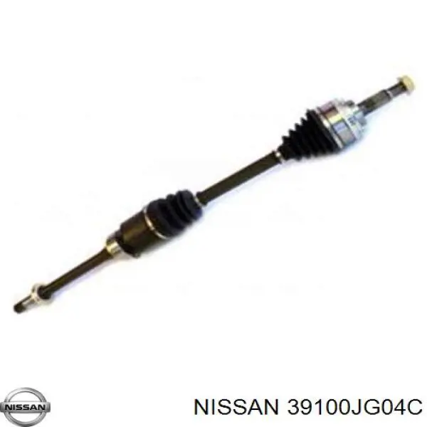 39100JM10A Nissan/Infiniti Semieixo (acionador) dianteiro direito