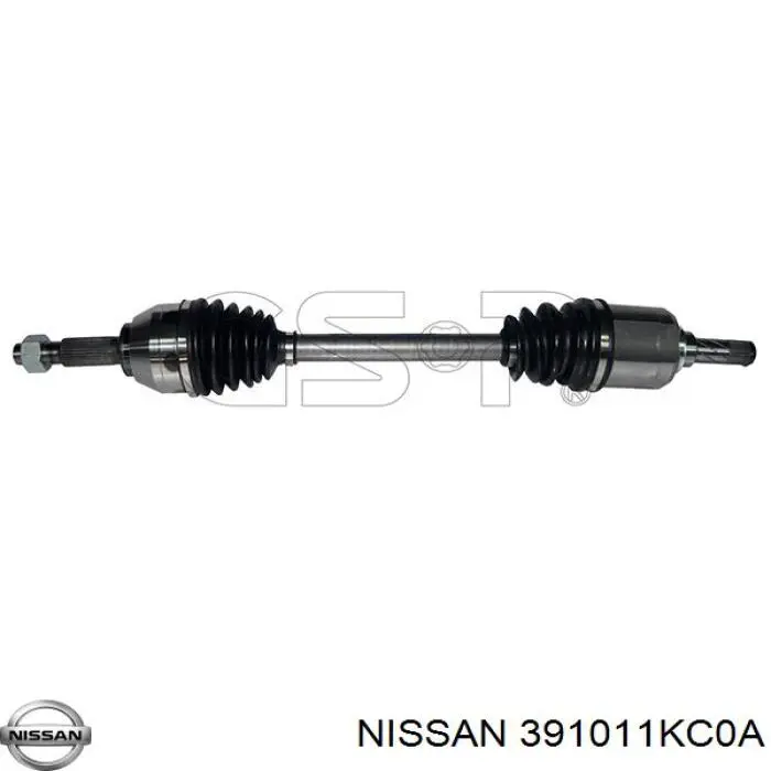 391011KC0A Nissan/Infiniti Semieixo (acionador) dianteiro esquerdo