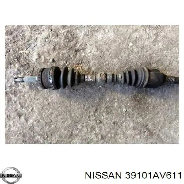 39101AV611 Nissan/Infiniti Semieixo (acionador) dianteiro esquerdo