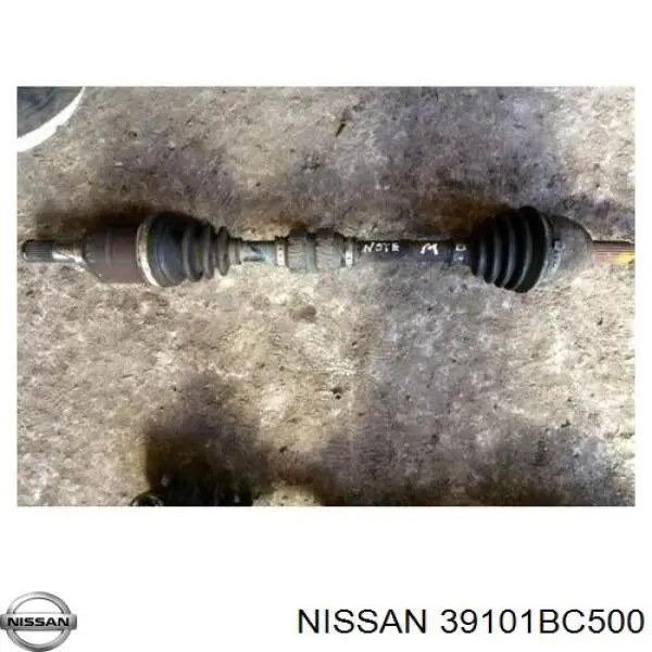 Semieixo (acionador) dianteiro esquerdo Nissan/Infiniti 39101BC500 preço, a partir de 90,39 USD