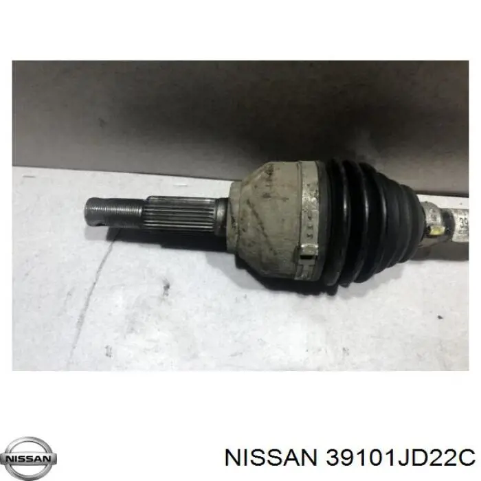 39101JD22C Nissan/Infiniti Semieixo (acionador) dianteiro esquerdo