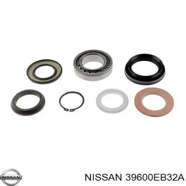 39600EB32C Nissan/Infiniti Semieixo traseiro direito