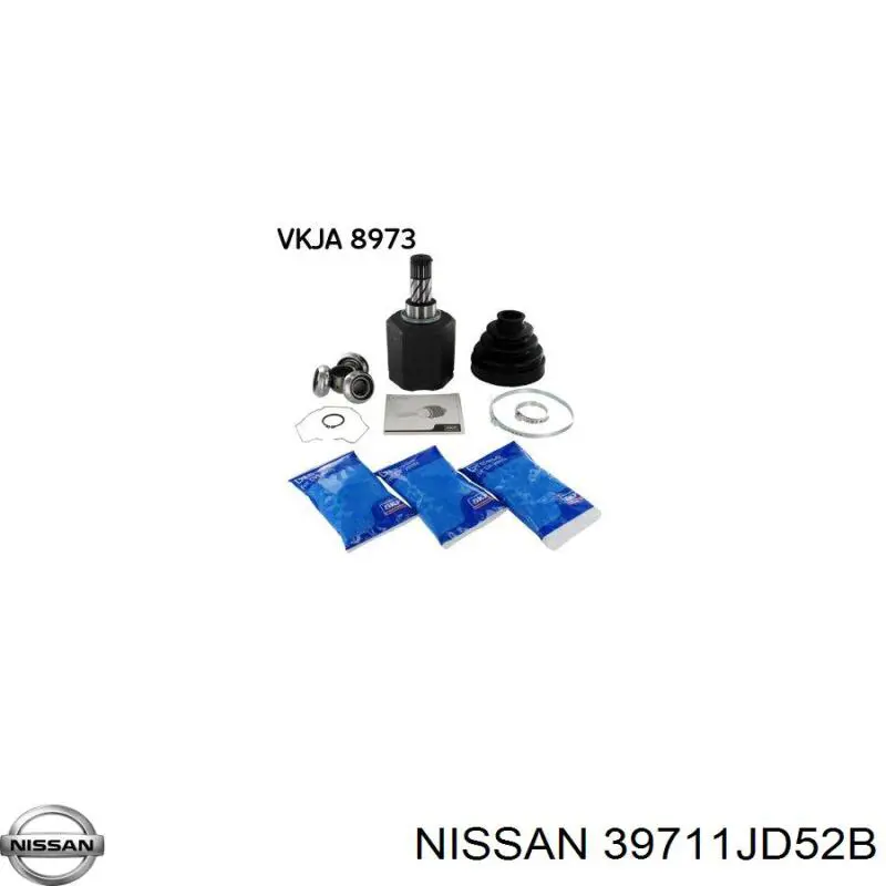 Junta homocinética interna dianteira esquerda Nissan/Infiniti 39711JD52B preço, a partir de 64,96 USD