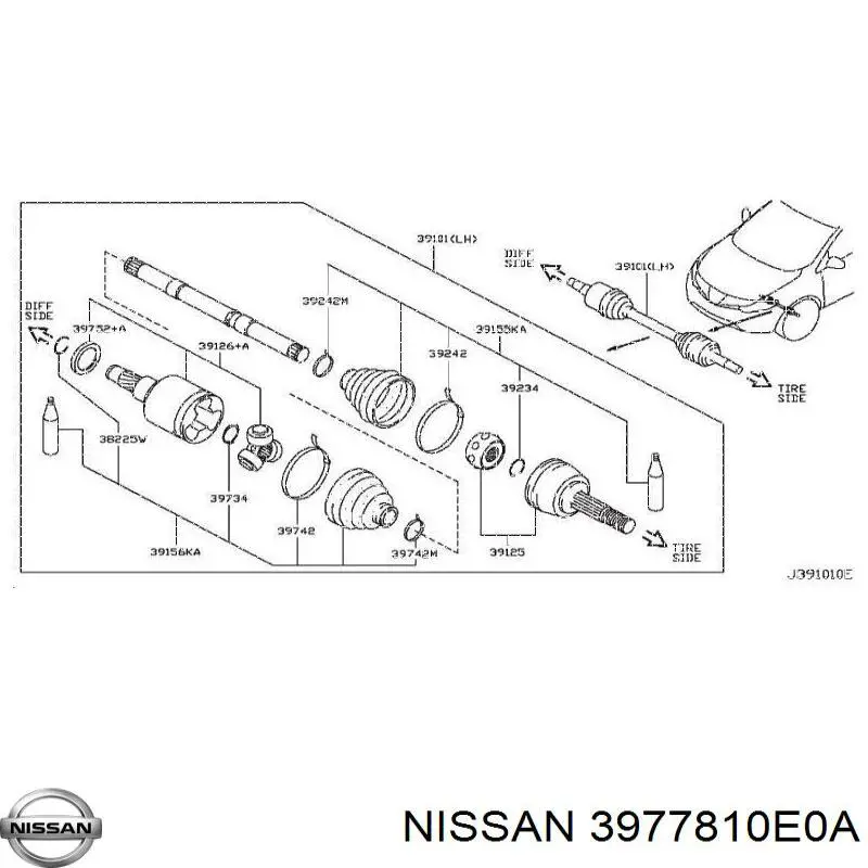 3977810E0A Nissan/Infiniti 