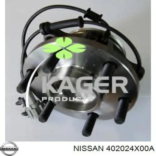 402024X00A Nissan/Infiniti Cubo dianteiro