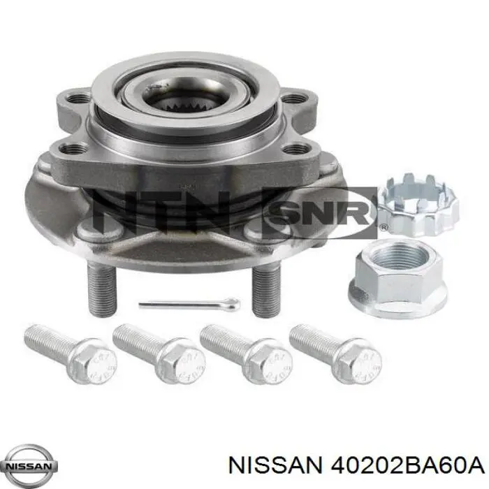 Compre 40202BA60A Nissan/Infiniti Cubo dianteiro