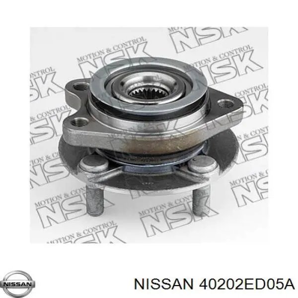 40202ED05A Nissan/Infiniti Cubo dianteiro