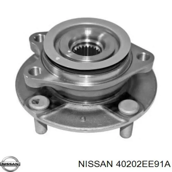40202EE91A Nissan/Infiniti Cubo dianteiro