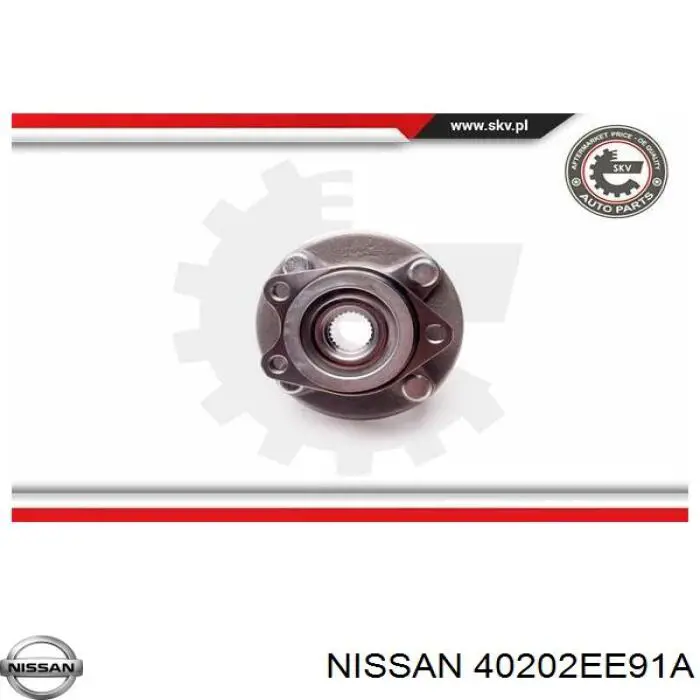 Cubo dianteiro Nissan/Infiniti 40202EE91A preço, a partir de 89,03 USD