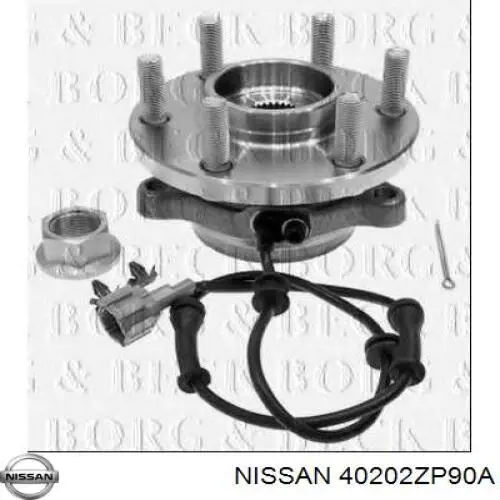 Compre 40202ZP90A Nissan/Infiniti Cubo dianteiro