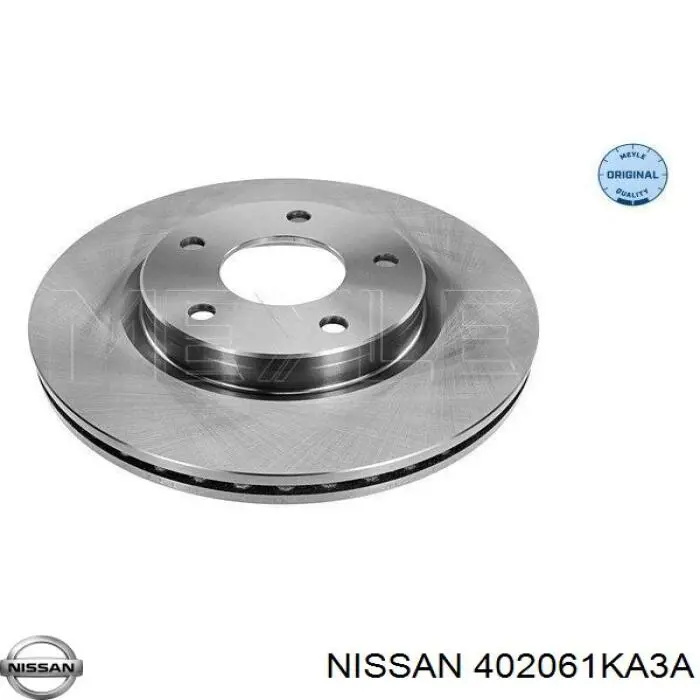 402061KA3A Nissan/Infiniti Disco do freio dianteiro